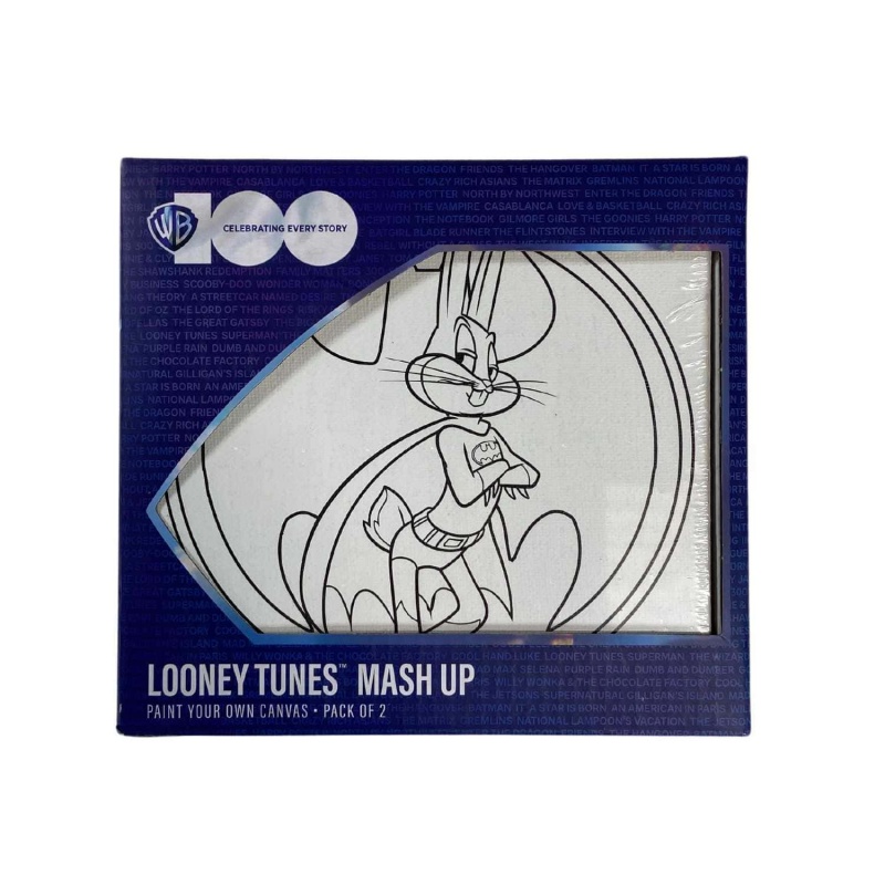 Pacote de 2 pinturas em tela - Looney Tunes